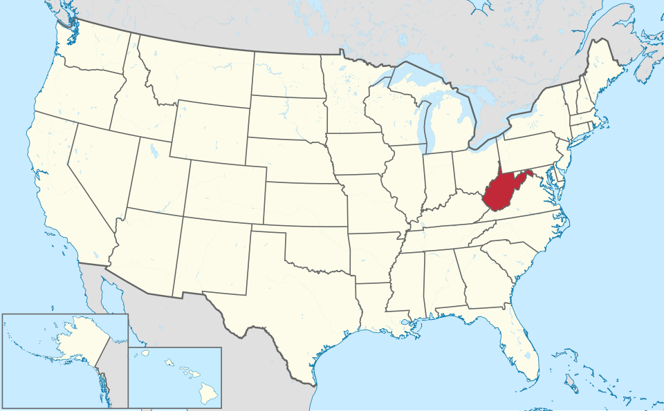 Fayl:West Virginia in United States.svg
