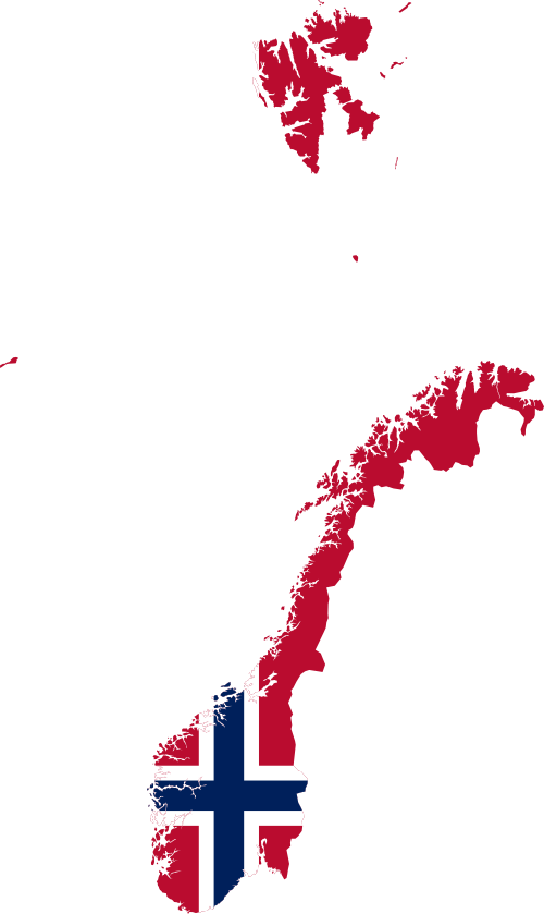 Fayl:Flag-map of Norway +.svg