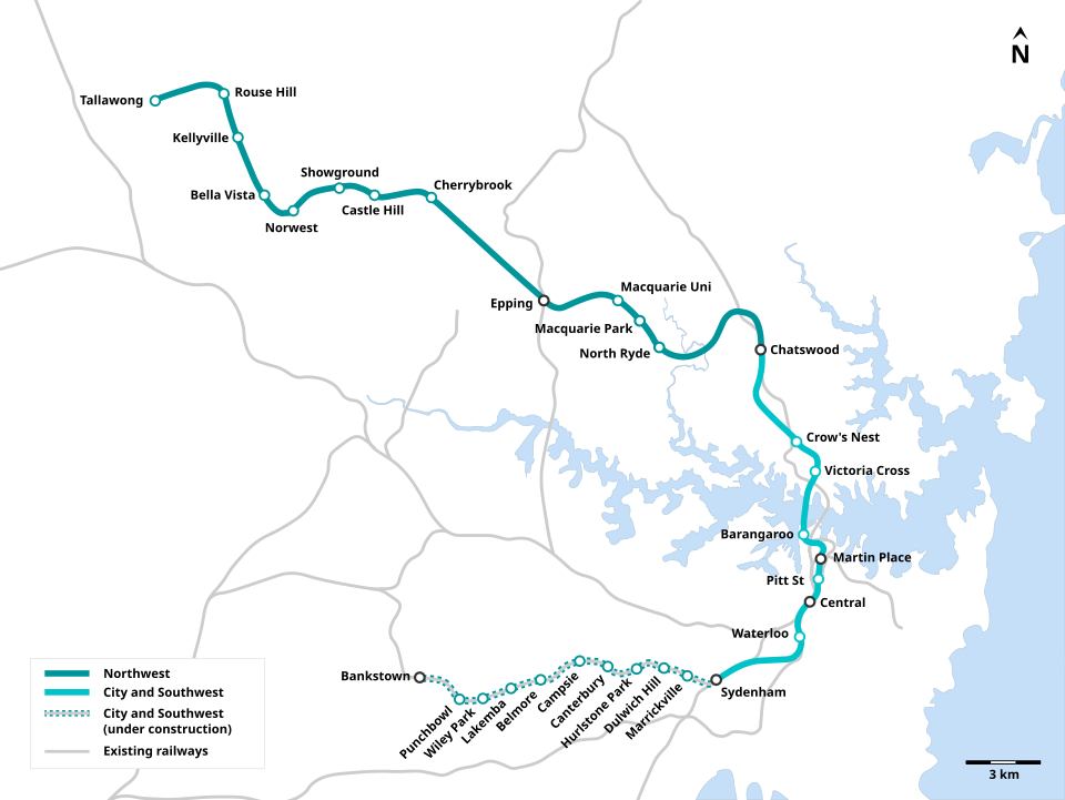 Fayl:Map of Sydney Metro.svg