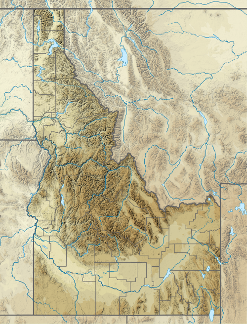 Fayl:USA Idaho relief location map.svg