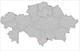 Jambil tumani xaritada