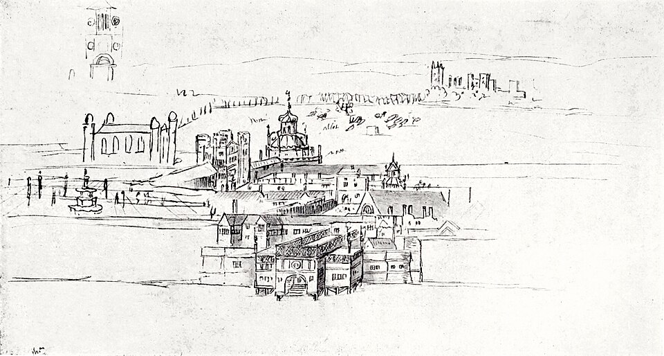 Fayl:Wyngaerde Palace of Whitehall.jpg