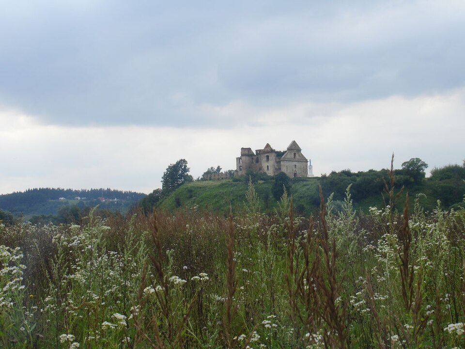 Fayl:Zagórz - monastery ruins landscape.jpg