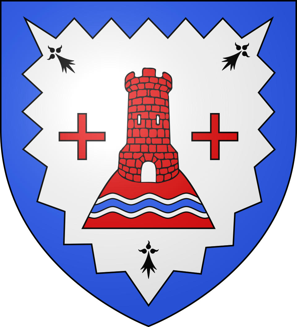 Fayl:Blason ville fr Saint-Cyr-sur-Menthon (Ain).svg