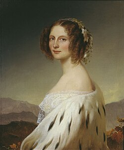 Buyuk Gertsog Elena Pavlovna oʻrta yoshda, Kristina Robertson tomonidan, 1850-yillar