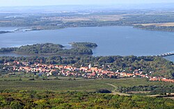 View of Dolní Věstonice from Děvín
