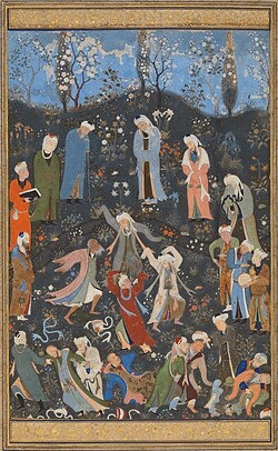 Raqsga tushayotgan darveshlar (taxminan 1480-1490-yillar).