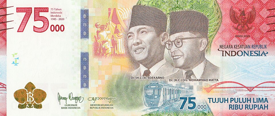 Fayl:Indonesian 75000 Rupiah 2020, Obverse.jpg