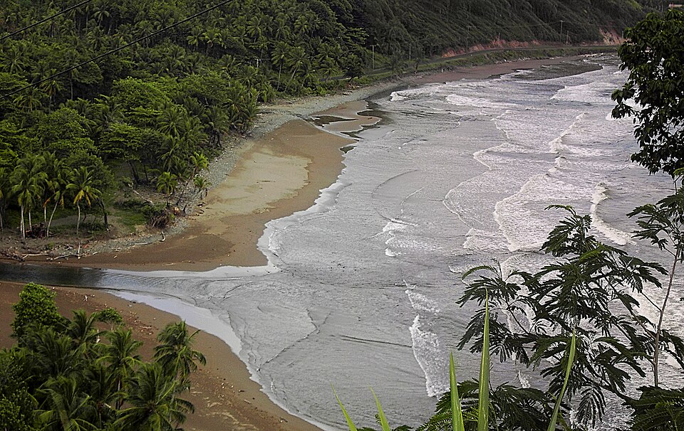 Fayl:Pagua Bay from south (Dominica).jpg