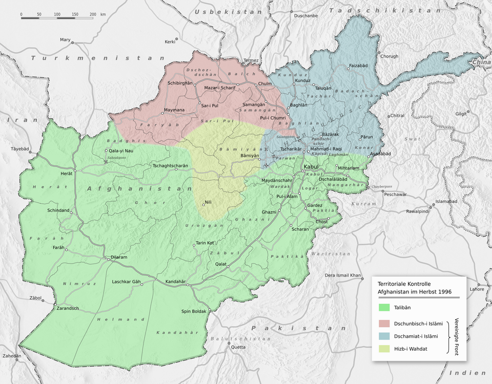 Fayl:Afghanistan politisch 1996.png