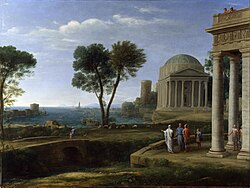 Eney na o. Delos. 1671—1672. Xolst, maslo. Natsionalnaya galereya, London
