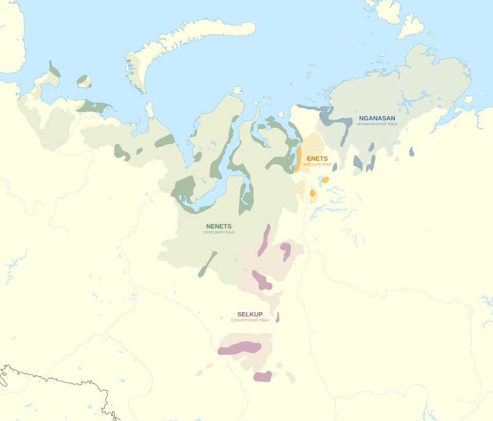Fayl:Samoyedic map.svg