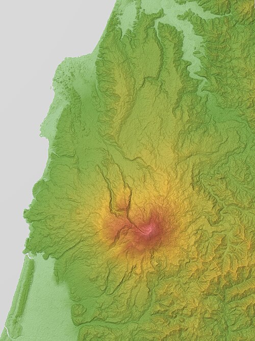 Fayl:Mount Chokai Relief Map, SRTM-1.jpg