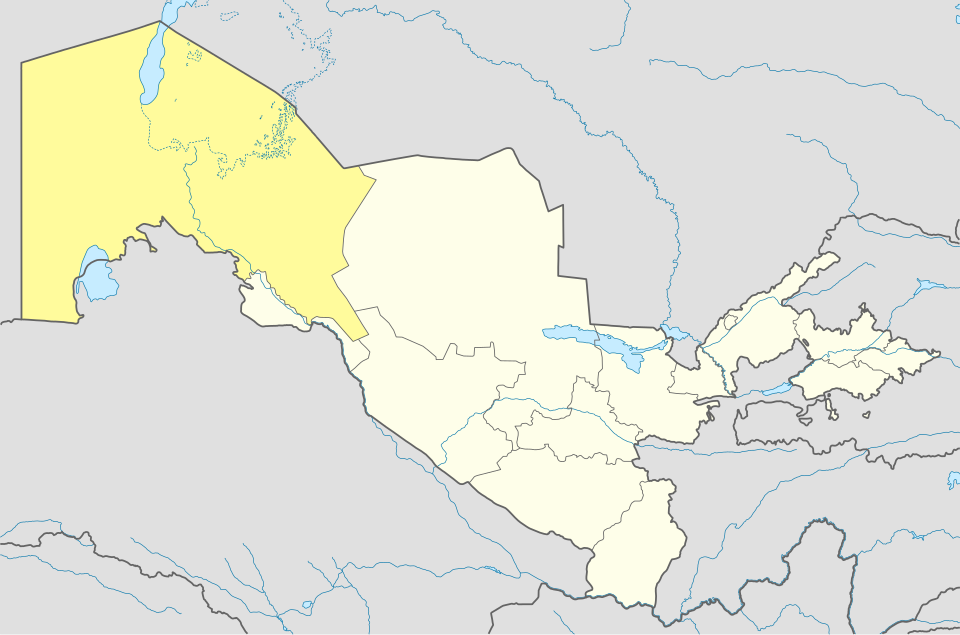 Fayl:Uzbekistan location map - Karakalpakstan.svg