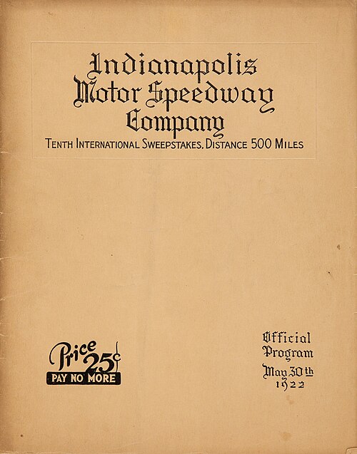 1922-yilgi Indianapolis 500
