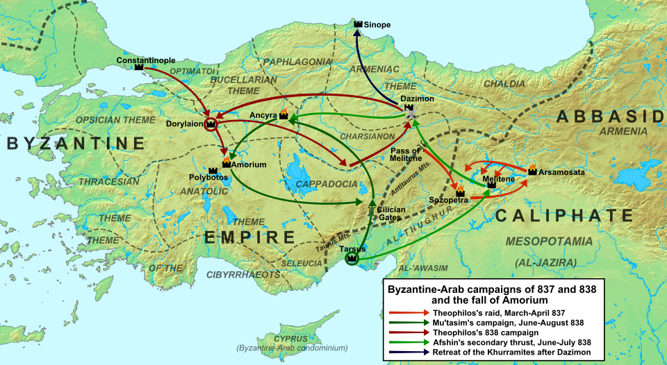 Fayl:Byzantine-Arab wars, 837-838.svg