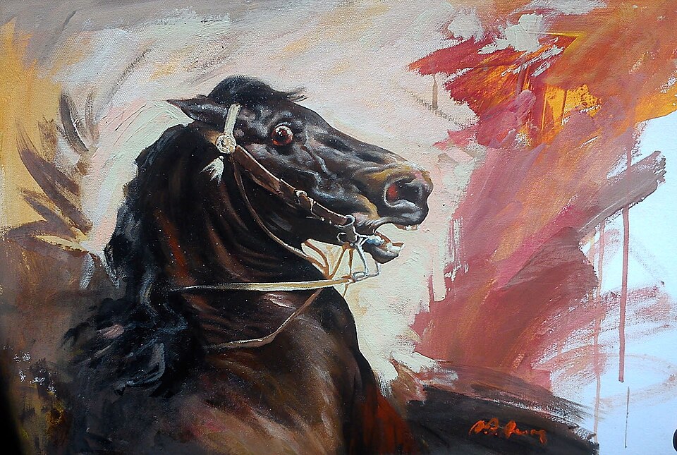 Fayl:Neighing Horse, Alim Adilov.jpg