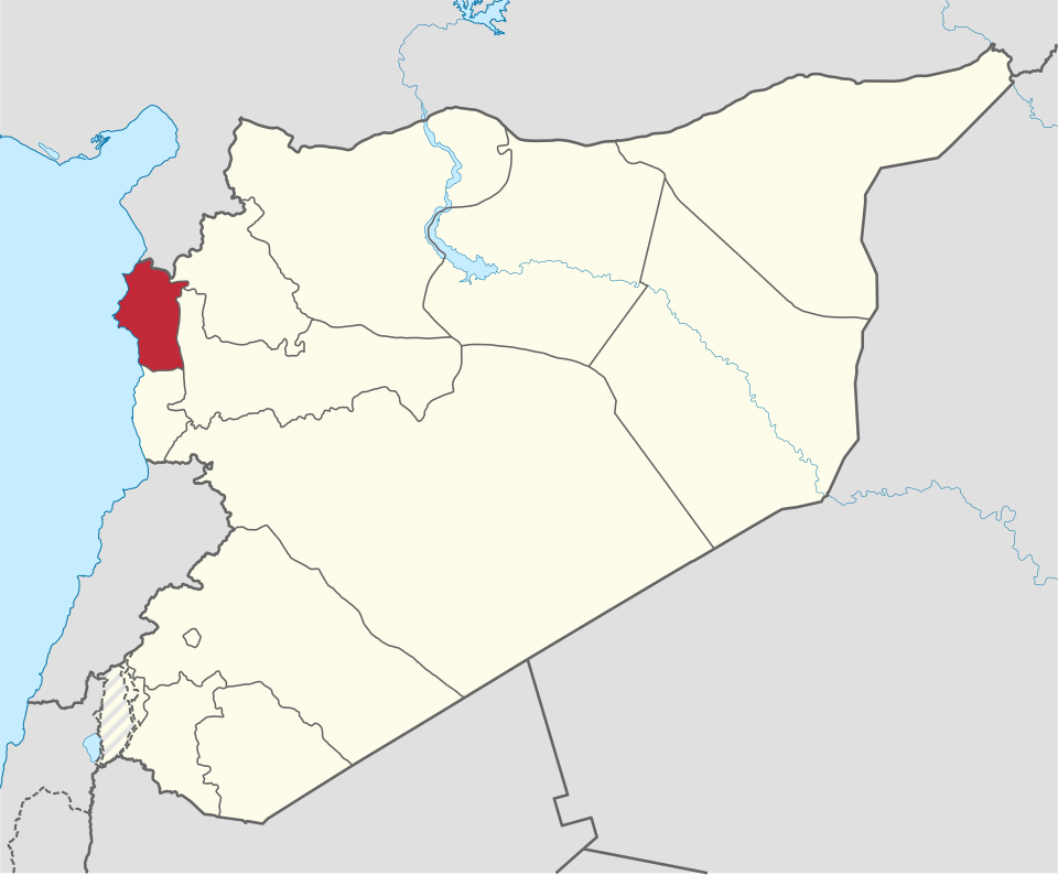 Fayl:Latakia in Syria (+Golan hatched).svg