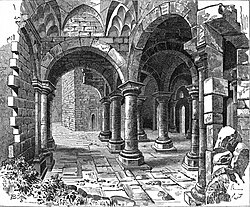 Menucihr Mosque, plan, 1881.