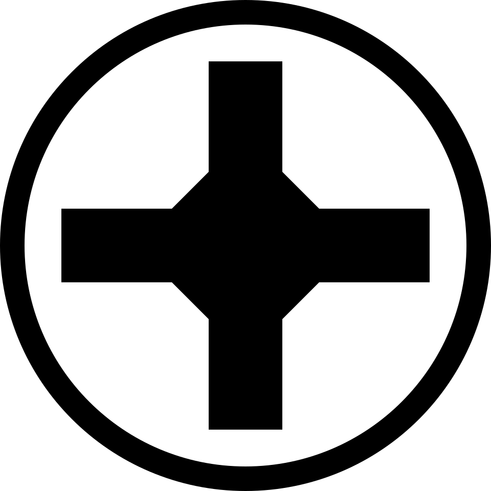 Fayl:Screw Head - Phillips.svg