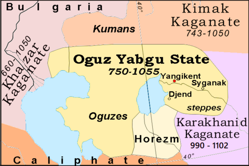 Oʻgʻuz Yabgʻu davlati, 750–1055