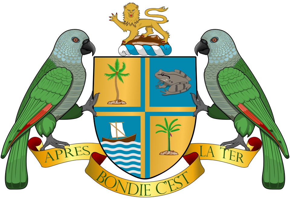 Fayl:Coat of arms of Dominica.svg