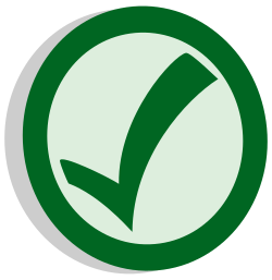 Fayl:Symbol confirmed.svg
