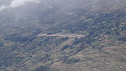 Skyline of Chavín de Pariarca
