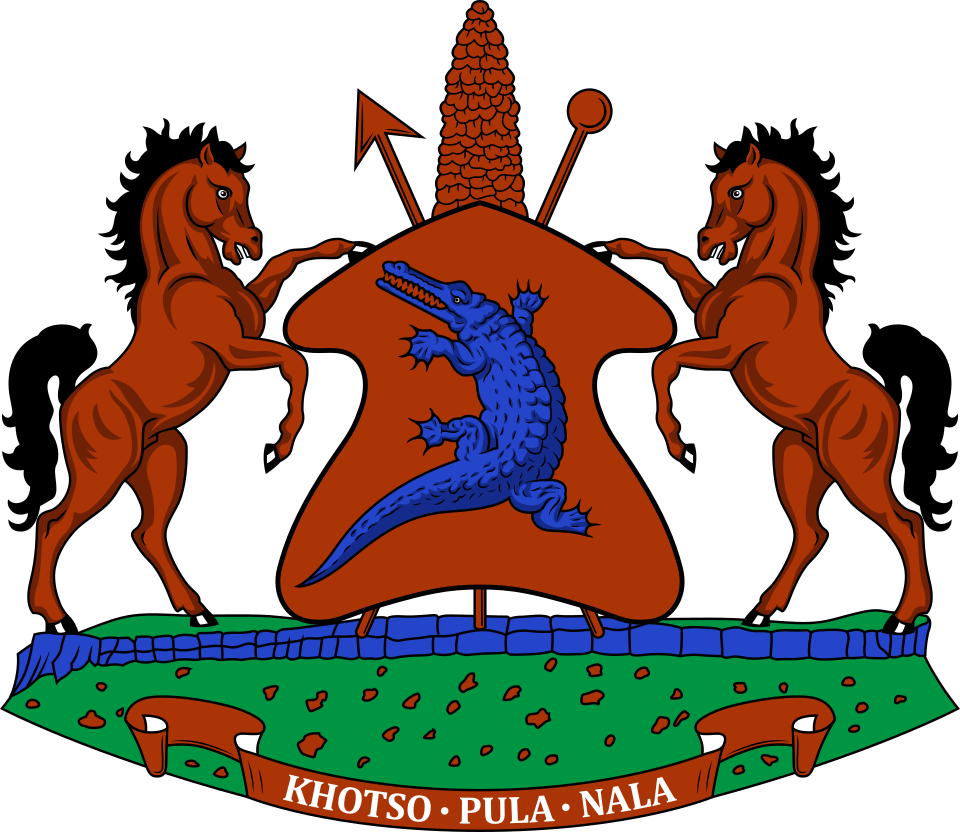 Fayl:Coat of arms of Lesotho.svg