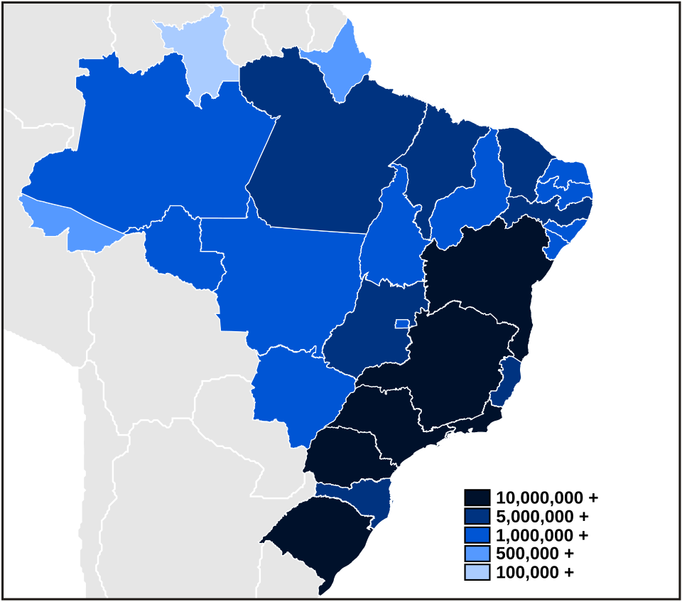 Fayl:Brazilian States by Population.svg