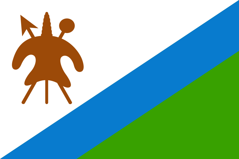 Fayl:Flag of Lesotho (1987–2006).svg