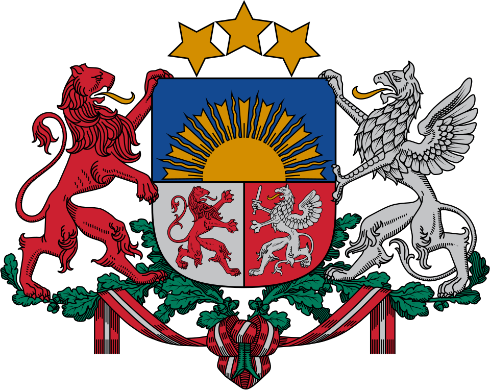 Fayl:Coat of arms of Latvia.svg