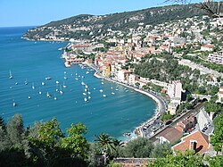 Skyline of Villefranche-sur-Mer