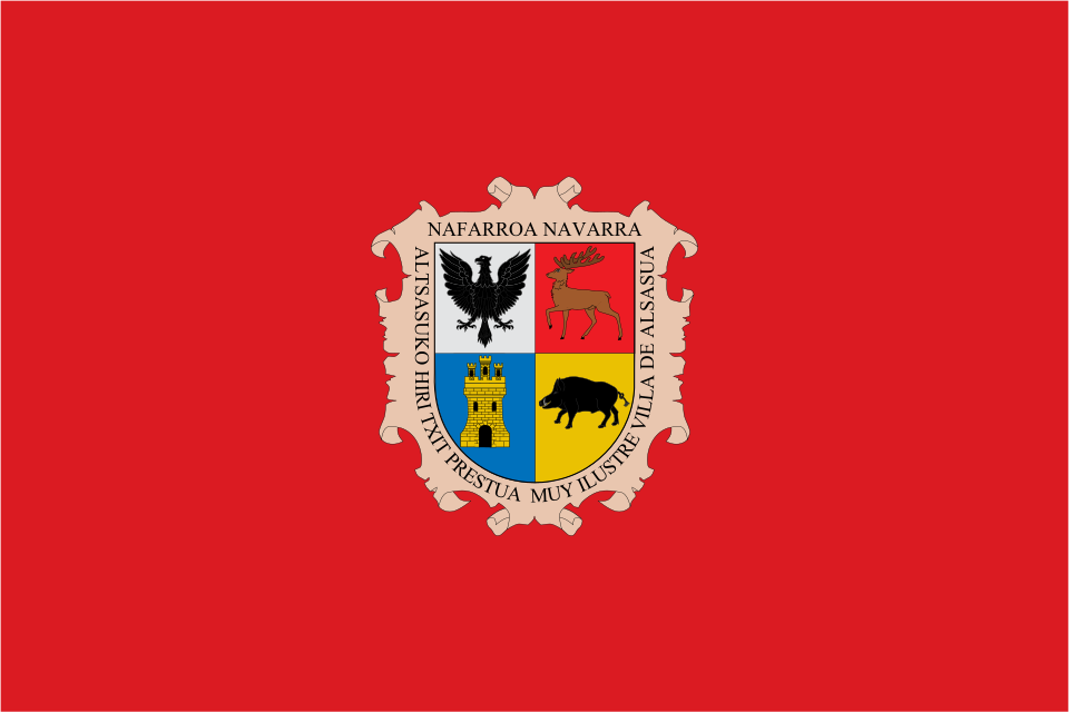 Fayl:Bandera de Alsasua.svg