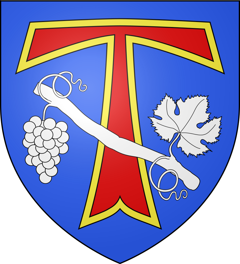Fayl:Blason ville fr Theizé (Rhône).svg