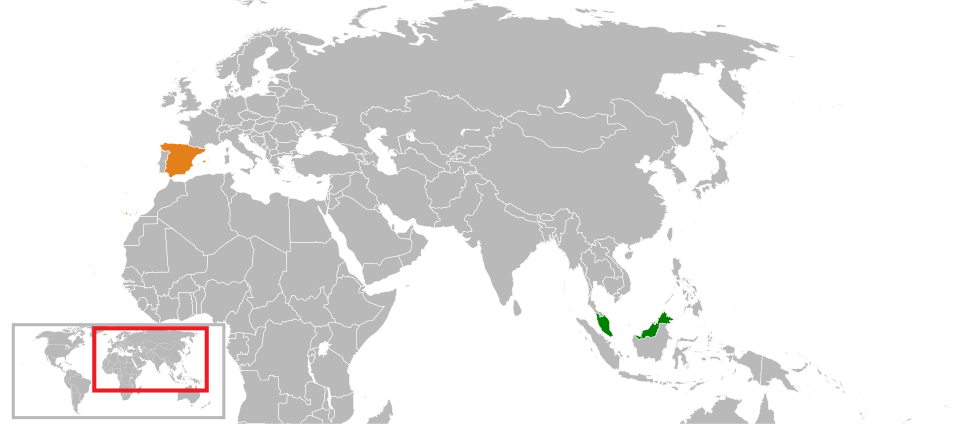 Fayl:Malaysia Spain Locator.svg