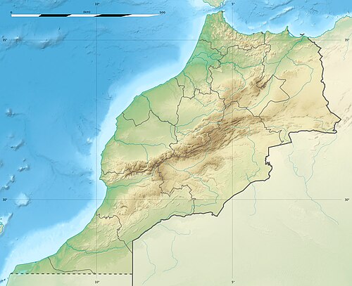 Location map Marokash