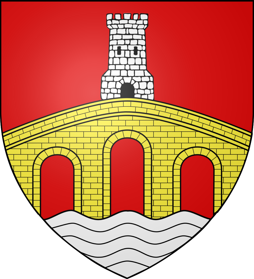 Fayl:Blason ville fr Pont-du-Chateau (Puy-de-Dôme).svg