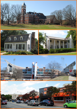 Skyline of Clemson