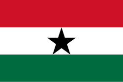 Ghana national flag (1964-66).