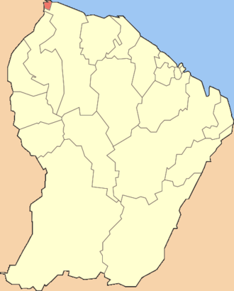 Awala-Yalimapo xaritada