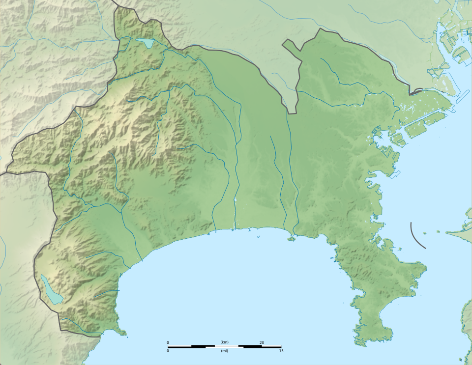 Fayl:Kanagawa géolocalisation relief.svg