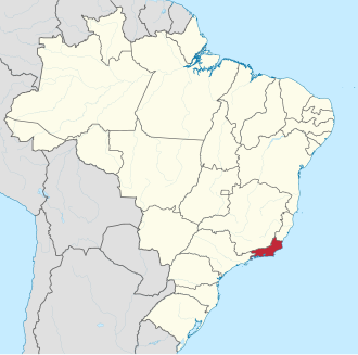 Rio-de-Janeyro xaritada