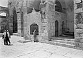 Al-Buraq masjidining janubi-g'arbiy tomoni ko'rinishi., taxminan milodiy 1940-yil,