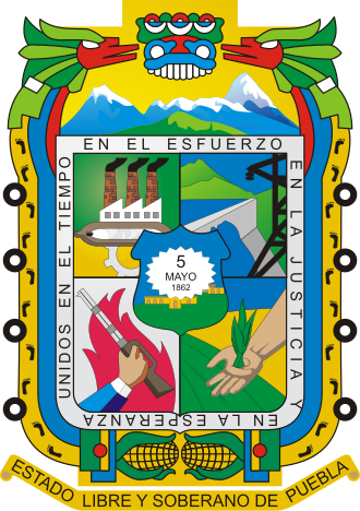 Fayl:Coat of arms of Puebla.svg