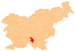 Ribnica munitsipaliteti xaritasi