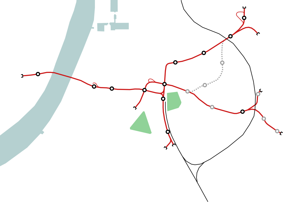 Fayl:Outline map Antwerp premetro.svg