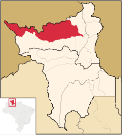 Amajari joylashuvi