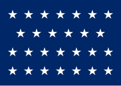 Fayl:US Naval Jack 27 stars.svg
