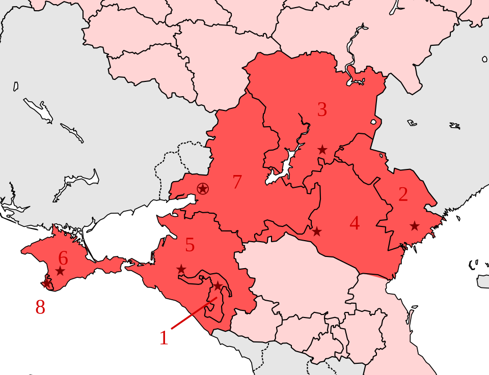 Fayl:Southern Federal District (numbered).svg